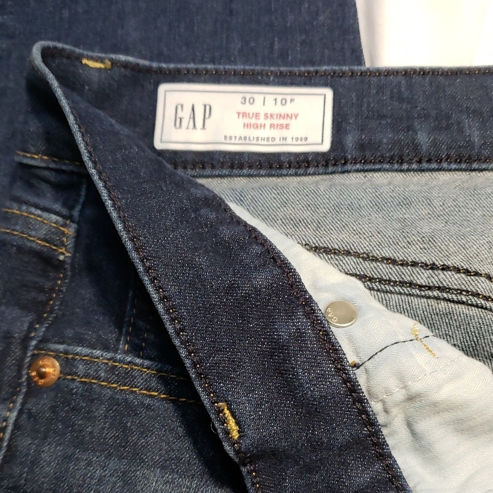GAP Blue Skinny Jeans Classic Denim